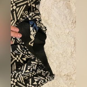 Black short skirt